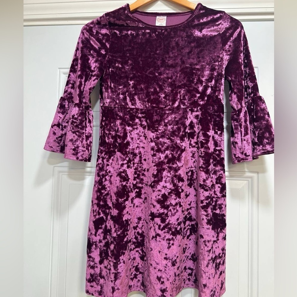 Wonder Nation girls velvet midi dress size L(10-12)​